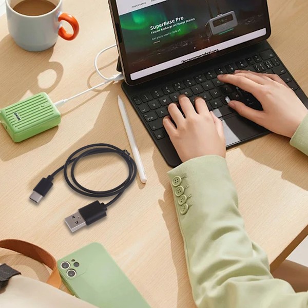 USB Multi Laddningskabel 1/2/3/4 i 1 Multipla Telefonladdare Sladd USB C Multi Kabel med Typ C Port för Telefoner Surfplattor null - One for two