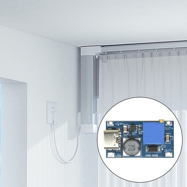 2kpl Tehokas Pienikokoinen Boost-muunninmoduuli 2V-24V - 5V 9V 12V 28 null - MICRO interface