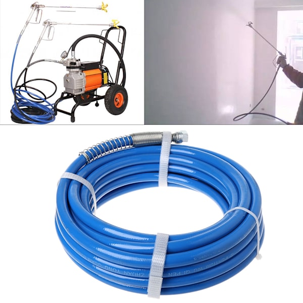 7,5m Luftlös färgsprutningsslang Rör 5000PSI Sprutor Fiber för Sprutpistol