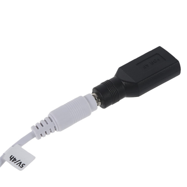 USB til DC Adapter USB 2.0 A Hun/Han til DC 5.5x2.1mm Hun/Han Conn