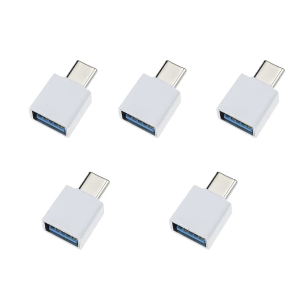 5kpl Nopea USB-C-sovitin takaa tehokkaan latauksen ja tiedonsiirron Black - Micro interface