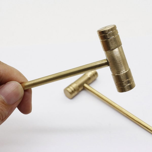 Solid Brass Precisions Urmakare Hammare, Liten Mässingshammare Handverktyg