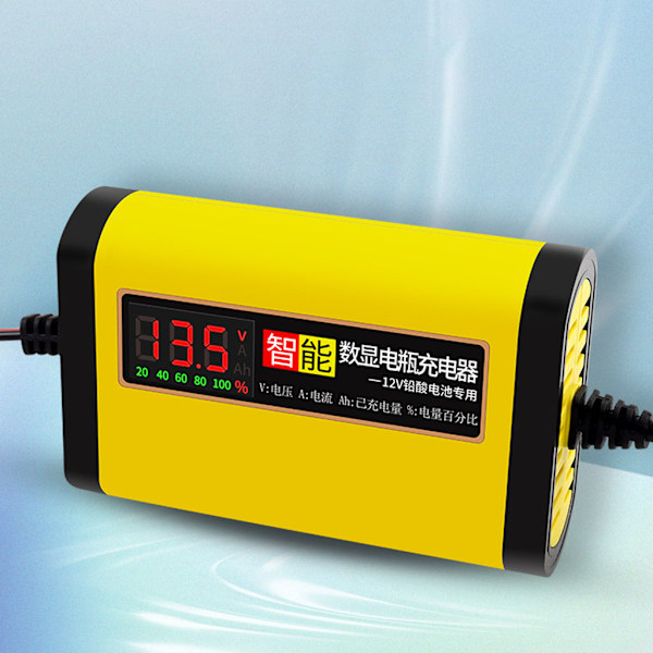 Bil Motorcykel Husbil Portabel Powerbank Batteriladdare 12V för Smart Automatisk Laddning Snabbladdning Auto Underhåll 12V2A