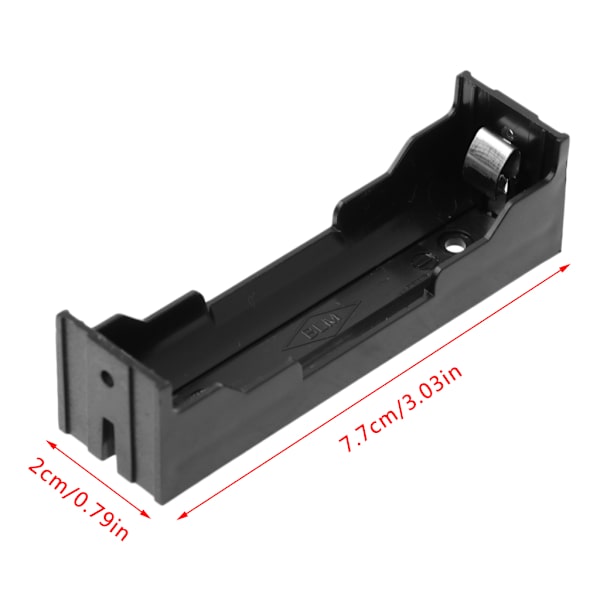 5 st/förpackning batterilagringsbox batteri för hölje 3.7v18650 batteri 1 sektion