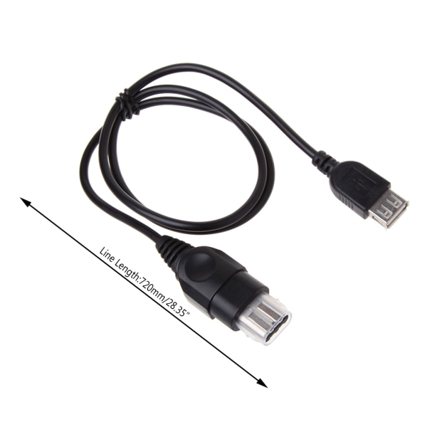 USB till för Xbox Converter Adapter Kabel kompatibel för Microsoft Old for Xbox Co