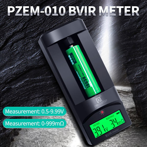 Handhållen Batteri Intern Resistans Testare Spänningstestare Analysator för Batteri