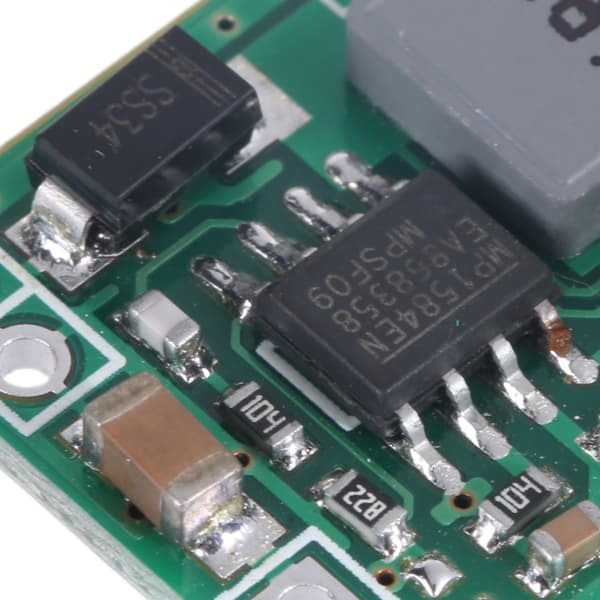 MP1584 Justerbar 3A DC-DC-omformer Spenningsregulator Nedtrappingsmodul 1 stk Ny
