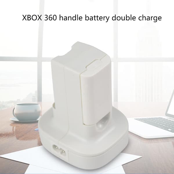 Controller-ladestation med genopladeligt batteri til 360 Controller-ladestation US/EU-stikoplader Black EU