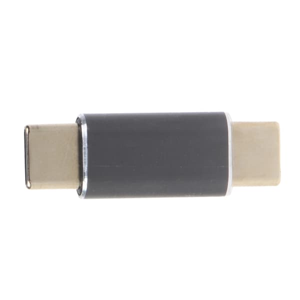 Typ C till USB C-adapter USB-C hane till hane datakontakt strömkonverterare jack