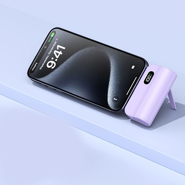 Uppgraderingar Externt Batteripaket Resevänligt DIY Laddarfodral för Telefoner White