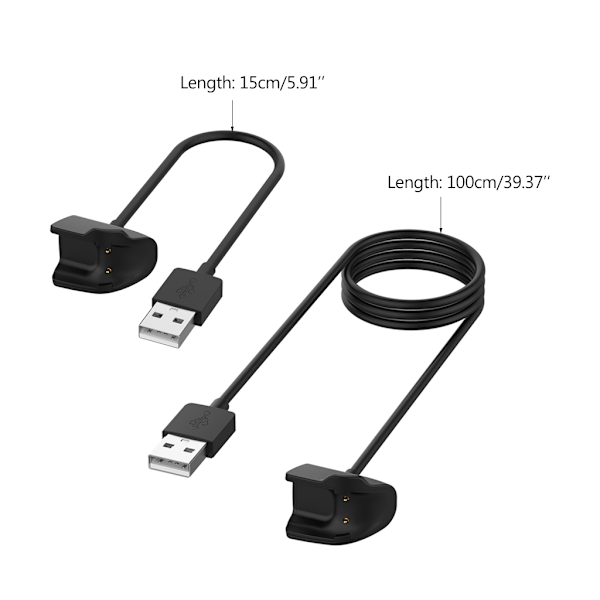 Laddningsstation för Smart Watch, Fäste för Galaxy Fit e SM-R375 Laddningskabel Strömadapter Bas Black S