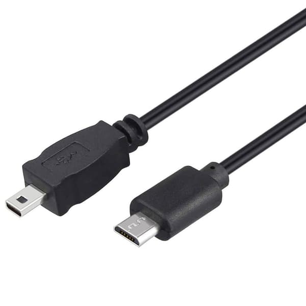 Høyhastighets USB C datakabel Mini USB til USB C OTG-kabel for kamera og smarttelefoner Mini 8P to micro
