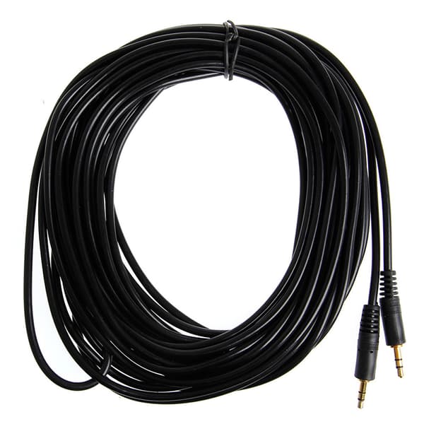Lydkabelerstatning for hodetelefoner 3,5 mm til 3,5 mm forlengelse Aux-kabelledning