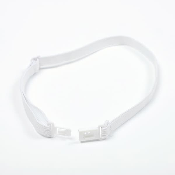 10 st DIY-tillbehör Justerbara flugor Elastiska remförlängningsbälten White insert deducti