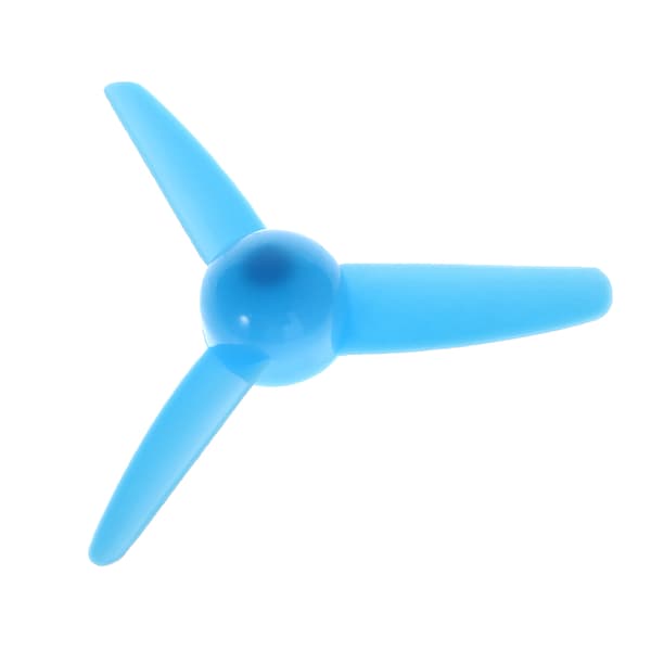 1 st Vindkraft Leksak Tre Blad Plast Propeller Tillbehör Schaftdiameter 2mm