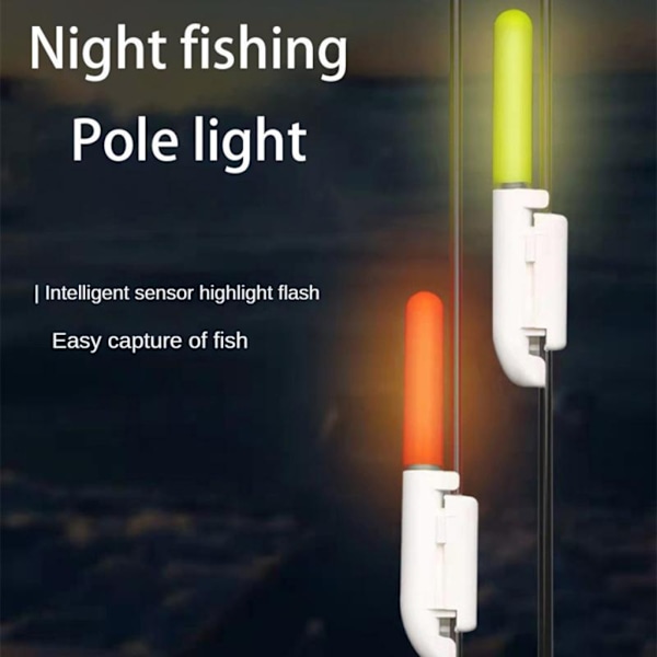 Fiskelysstavar Nattfiskespön med Uppladdningsbart Batteri Glödlampa A  
