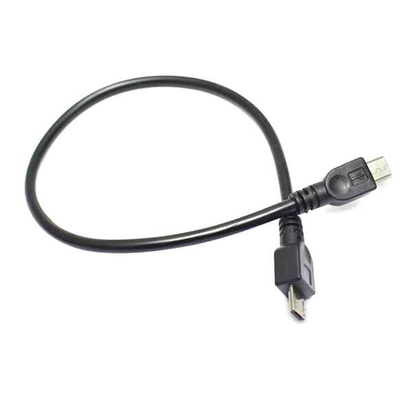 25 cm Micro USB uros-Micro USB uros -johto Sync OTG latausdatakaapeli puhelin Black