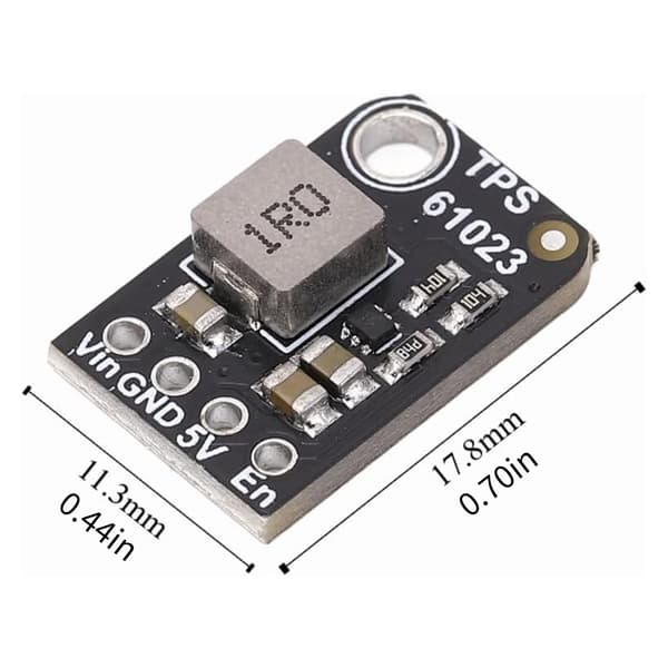 5V 1A Boost Regulator Modul TPS61023 For Bærbare Og Batteridrevne Enheter