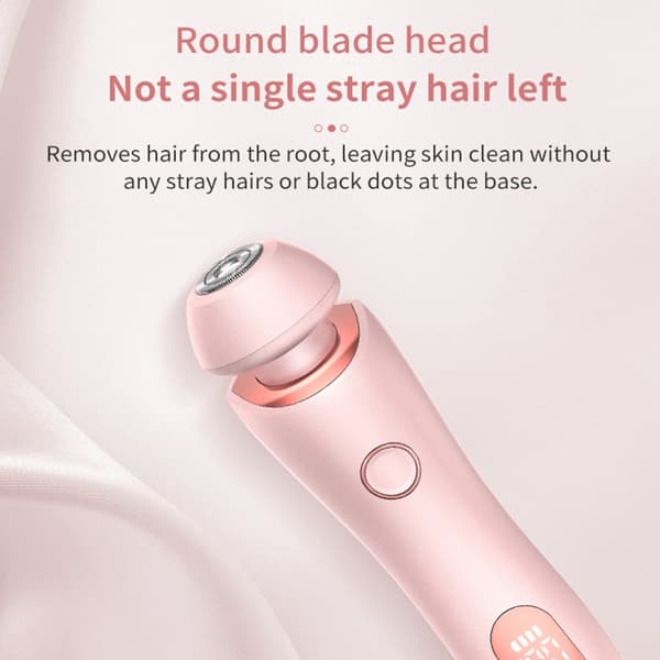Elektrisk barbermaskin for kvinner for ben Bikini Trimmer Elektrisk kutter for kvinner Pink