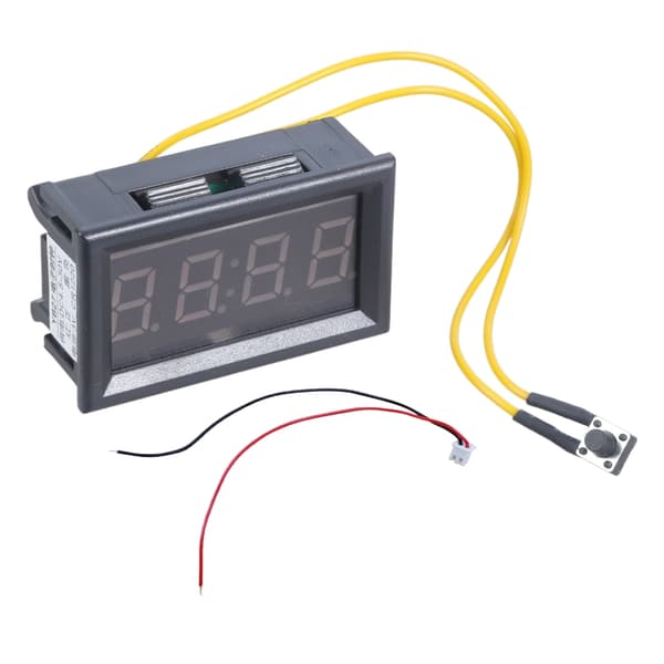 12V/24V Fordons Elektronisk Digital Klocka Bil Lastbil Instrumentbräda för Tid Klocka Red