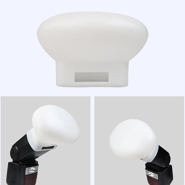 Softbox Flash Diffuser Holdbar Silikone til Professionel Fotografering