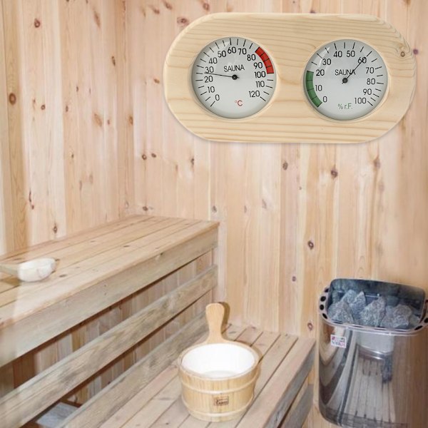Het Försäljning Träbastu Termometer Hygrometer Temperaturmätare