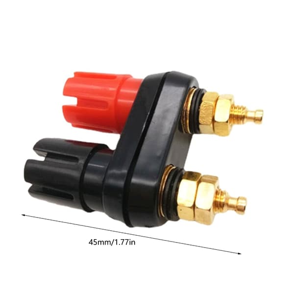 1 stk bananplugger Jack Socket Kobling Terminal Binding Post Høyttaler DIY-kontakter 1 pack