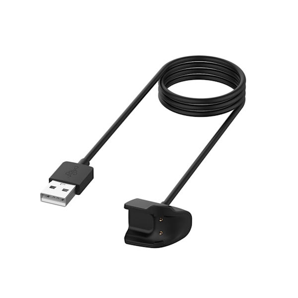 USB Laddningskabelhållare Strömladdare Adapter Dockningsstation Fäste Ställ Passar för Fit e SM-R375 Smartwatch Black M
