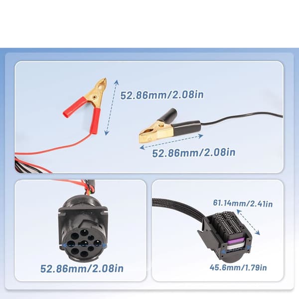 Testsele for bilmotor, datatransmisjonskabel designet for MX13 EPA17 ACM