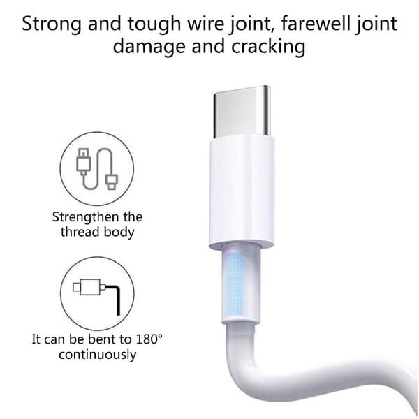 USB C til USB C Kabel Han til Han Kabel Understøtter 100W Opladning Synkroniseringsdataoverførsel Ledning 10Gbps til Elektroniske Enheder 1.5m