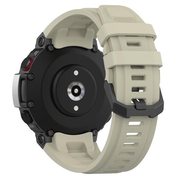 Silikone armbåndsremme Erstatningsurrem til T Rex 2 ur Ash