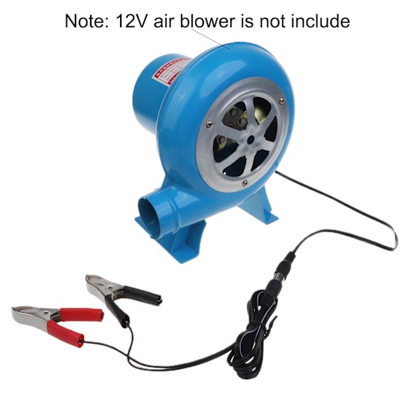 Krokodilklämmor 12V Strömledning Alligatortråd RCA Honkontakt 100cm