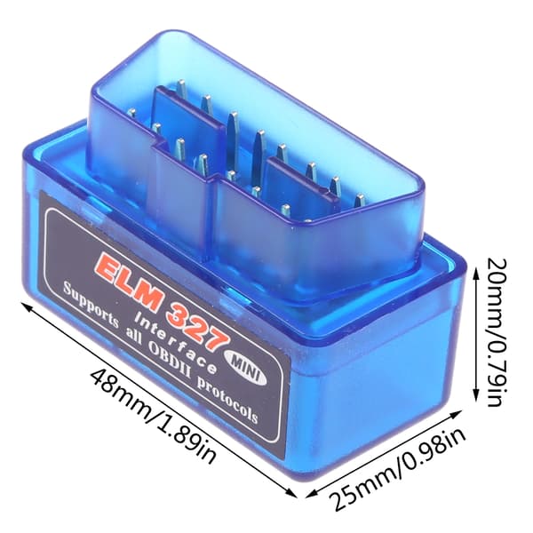 Bil Diagnostic Scanner Elm 327 OBD 2 Til Android Kode Læser Ryd Fejlkoder 12V 45MA V 2.1 Android Adapter