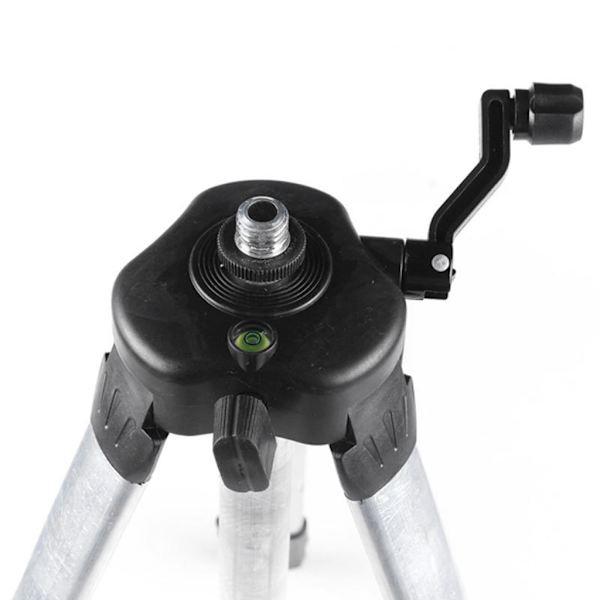 150cm Stativ i Kolfiber och Aluminium med 5/8 Adapter för Lasernivå, Justerbar