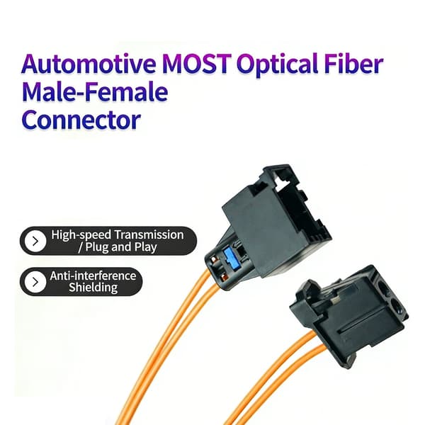 Automotive Fiber Loop Bypass Kabel 20cm til Afspiller & Display Modul Brug