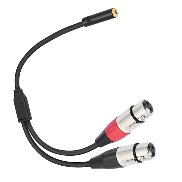 Högkvalitativ Stereo TRS till Dubbel Honkontakt Transformerande Kabel till 3,5 mm/ 1/8 Kabel