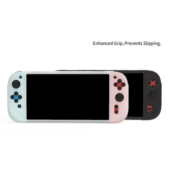 Silikone Skal Letvægts Covers Nem Installation & Fjernelse til NS2 Switch2 Black