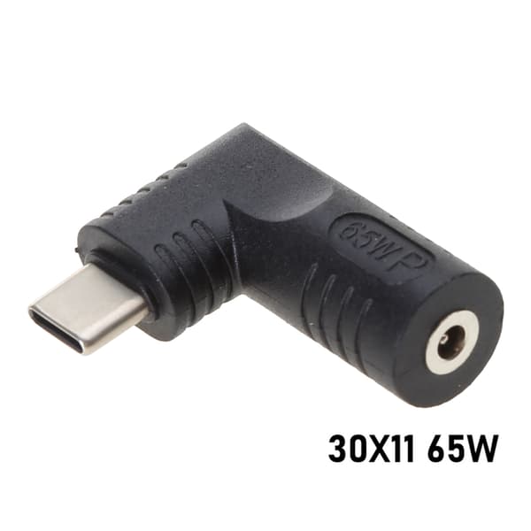 Type-C DC Strømstik Jack Stik TypeC Han til DC- Hun Adapter Konverter til Notebook PC Telefon Valgfri null - 7.4x0.6mm