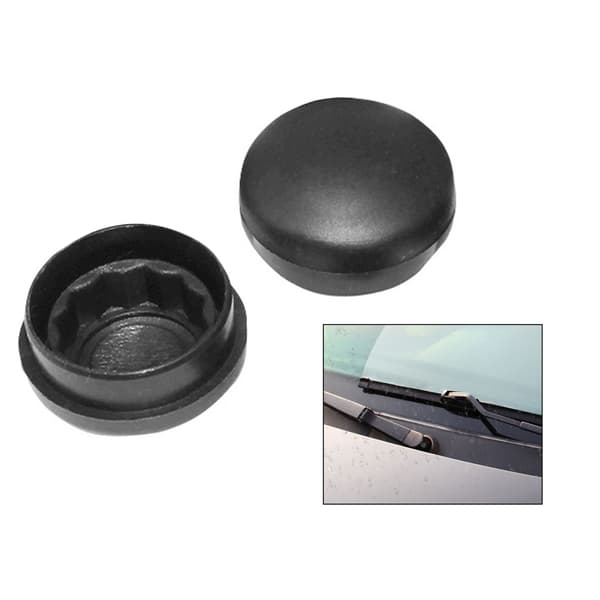 2 stk. sorte viskerarmboltdæksler til B5 B6 B7 Golf MK4 MK5 MK6 MK7