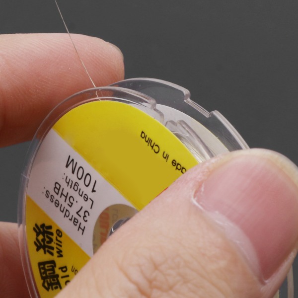 Molybden Cutting Wire Gold för telefon för LG 100m Längd Hög seghet diameter 0.04mm