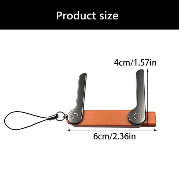 240W Zinklegering Datakabeladapter Sammenklappelig Telefonholder til Tablets Black