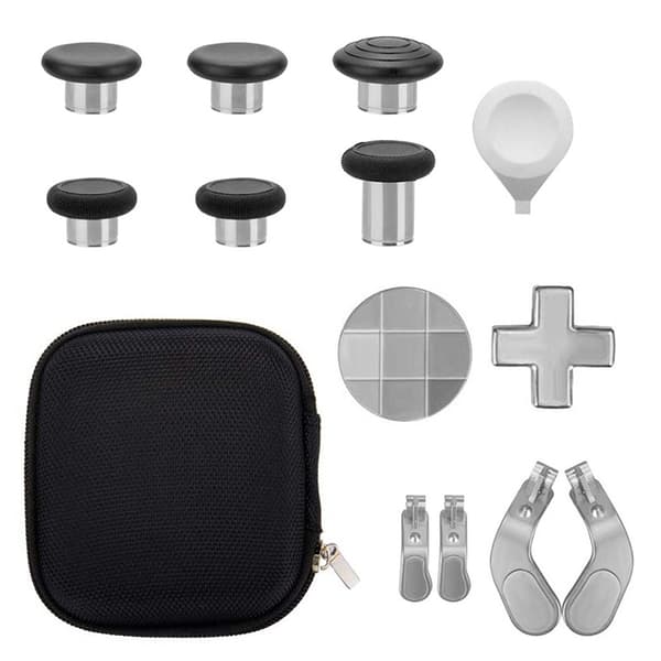 til Key Thumb Grips Stick Bumper Button Bullet Sæt til One Elite Game Acces 6 joysticks
