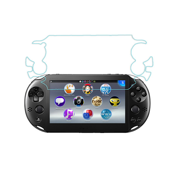 LCD-skydd för PSVita för PSV 1000 - Dammskyddande, Ultraklart, Hög Definition, Skyddande Film