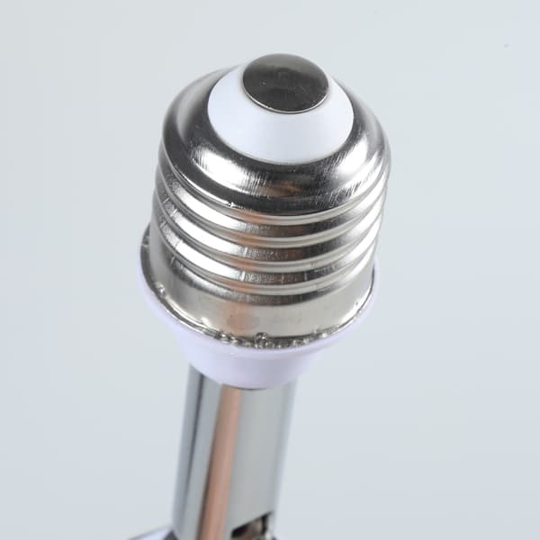 E27 Medium Base Socket-konvertere Forlengelse 180 graders roterbar lyspæreadapter for E27 LED, glødelampe, vifte