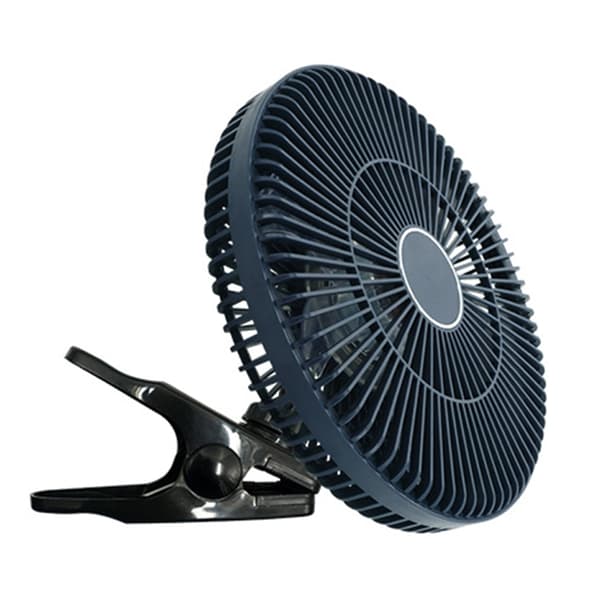 Universal elektrisk køleventilator til køretøjer med variabel hastighedskontrol Bærbar luftcirkulationsventilator til biler og lastbiler null - Clip