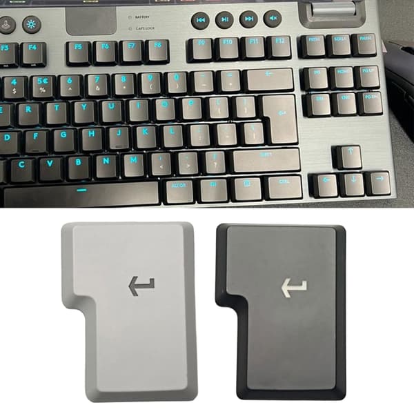 Enter Keycap Slidstærk til Programmører og Gamere Kompatibel med G915 G913TKL Black