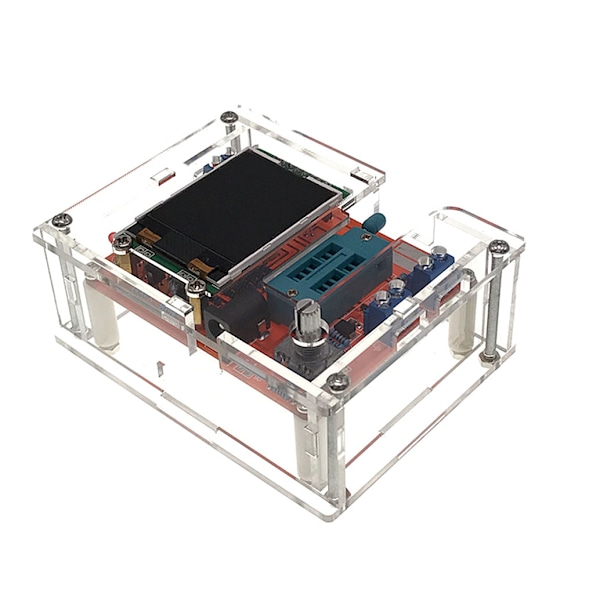 Transistor Testare Akryl Klar LCR-T4 Fodral Transparent LCR-T4 Skal Box för M328 Transistor Testare Kapacitans Hållbar