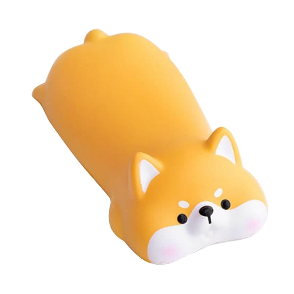 Musematte PU-materiale Håndleddspute Komfortabel og holdbar, reduserer håndleddstrykk null - Blush Shiba Inu
