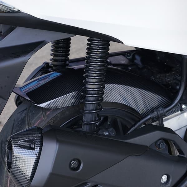 Bakre stänkskärmar Motorcykel Stänkskärm för PCX160/125 Motocross Modifieringstillbehör Carbon pattern