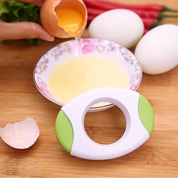 Eggshell Topper Cutter Kokte eggåpner Egg for skallseparator Eggkoppverktøy Yellow